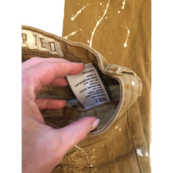 Boys Brown Distressed Jeans - Size 7 - BRAND NEW - Picture 8 of 10